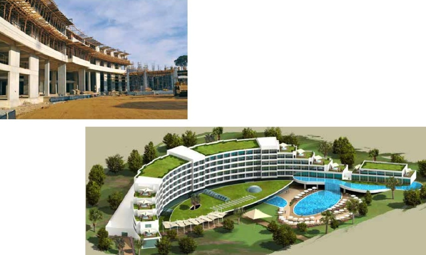 Zeynep Golf Resort Otel İnşaatı